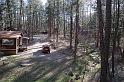 Our cabin from the hill